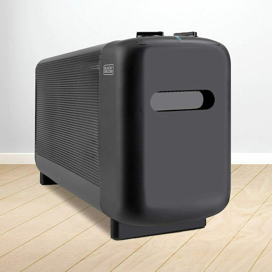 Black & Decker Black & Decker Floor Convector Heater 1500W Mica 65x29cm Black