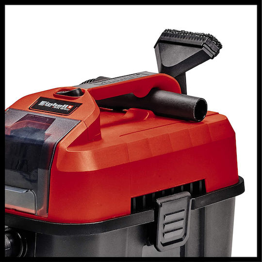 Einhell Tevc 18/10 Lisolo Pxc Rechargeable Handheld Vacuum 18V without Battery and Charger Red
