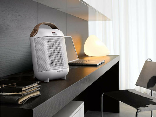 De'Longhi HFX30C18 IW Κεραμικό Αερόθερμο Δωματίου Δαπέδου 1800W