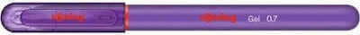 Rotring Στυλό Gel 0.7mm με Μωβ Mελάνι Purple