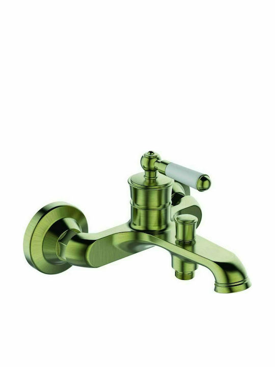 Gloria Toscana Nova Perla Mixing Retro Bathtub Shower Faucet Green