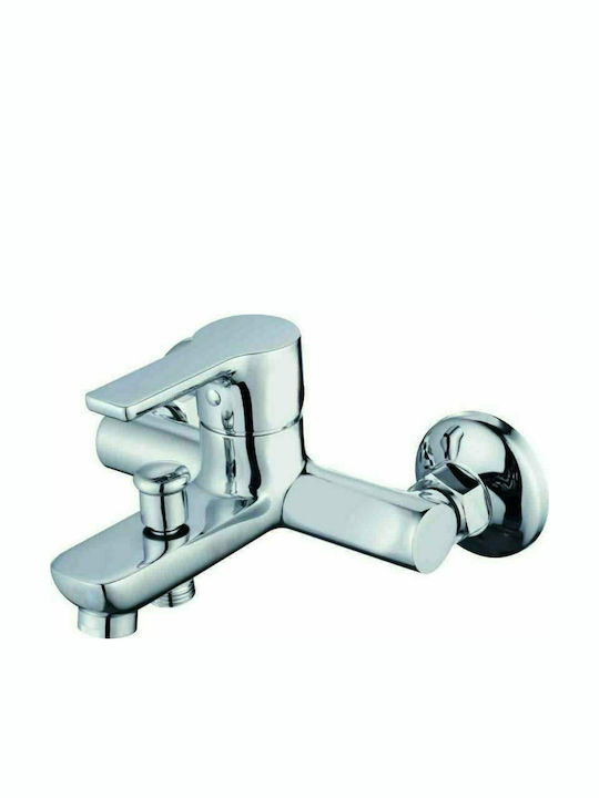 Gloria Malta Mixing Bathtub Shower Faucet Silver