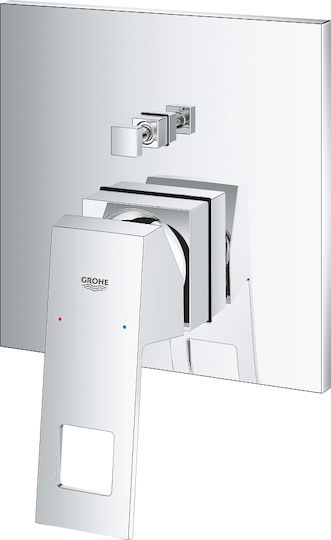 Grohe EuroCube Cosmopolitan pentru Cadă 2 ieșiri Argintiu