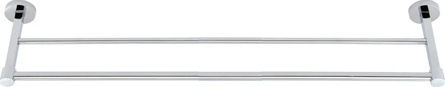 Import Hellas Ράγα Μπάνιου Διπλή Επιτοίχια με Βίδες Inox Ασημί Import Hellas Ράγα Μπάνιου Διπλή Επιτοίχια με Βίδες Inox Ασημί