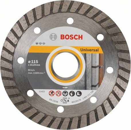 Bosch Δίσκος Κοπής Δομικών Υλικών 115mm