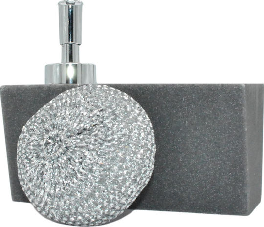 Atmosphera Dispenser Kitchen Plastic with Sponge Holder Gray 170ml