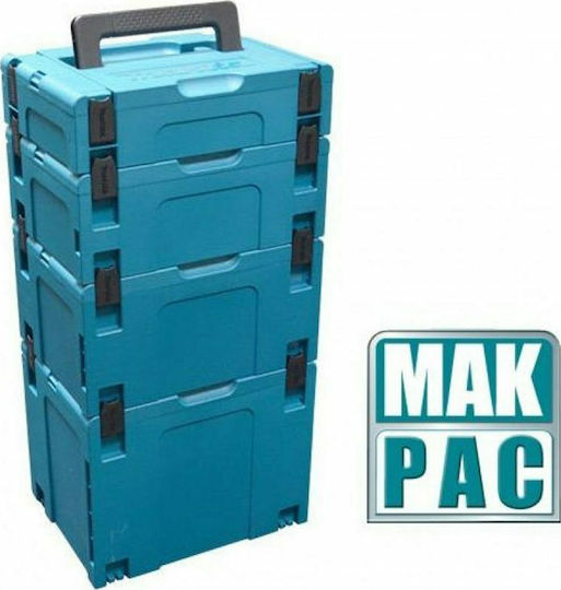 Makita MacPak 4 Εργαλειοθήκη Χειρός Πλαστική Π39.6xB29.6xΥ31.5cm