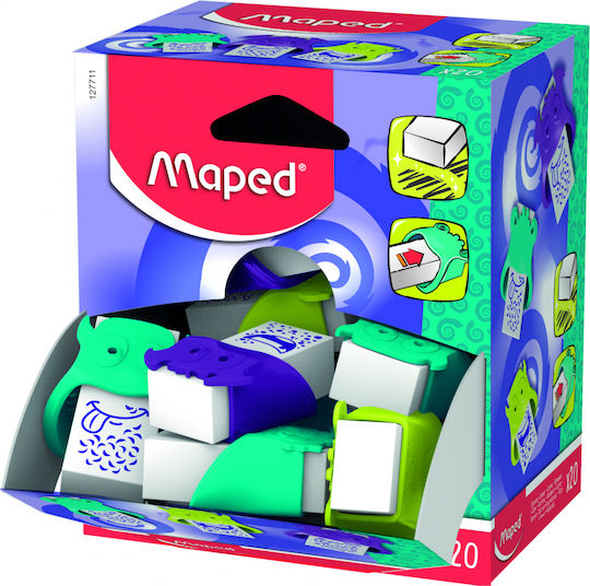 Maped Γόμα για Μολύβι Monsters Μωβ