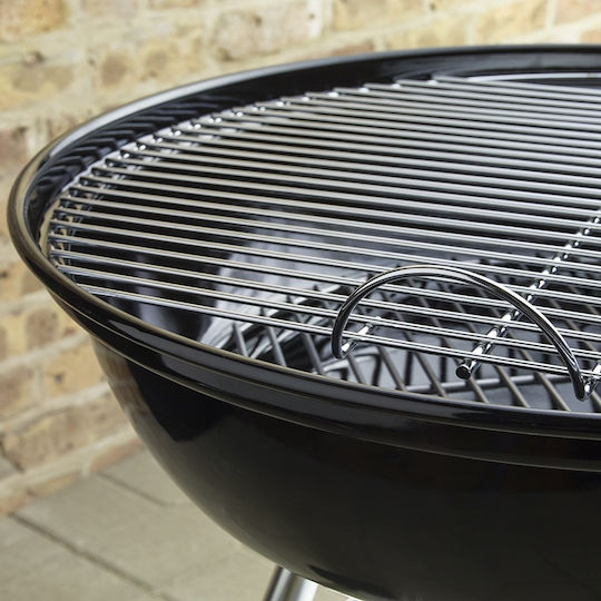 Weber Compact Stainless steel Charcoal Grill Kettle with Lid 47cmx47cm