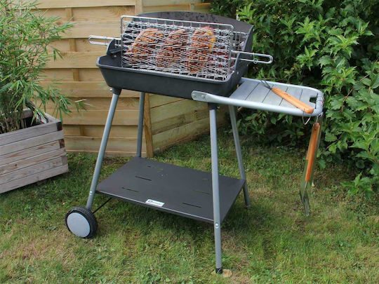 Somagic Exel Duo Grill Fontă Grătar cu Cărbuni 51cmx37cm