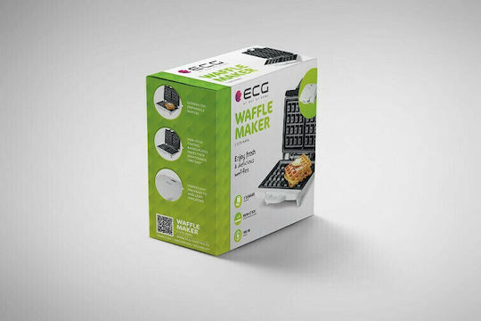 ECG ECG S1370 Гофретник за Квадратни Гофрети 2 Места 700W