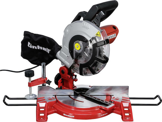 Einhell TC-MS 2112 Miter Saw Electric with Power 1400W, Cutting Disc Diameter 210mm & Cutting Speed 5000rpm