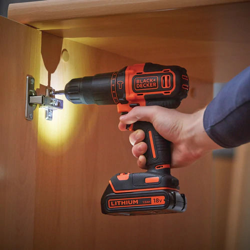 Black & Decker Percussive Drill Driver Battery 18V 1x1.5Ah
