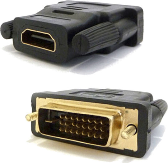 Muzik Μετατροπέας DVI-D male σε HDMI female 1τμχ 9-0016