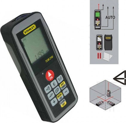 Stanley Μέτρο Laser TLM 210i με Δυνατότητα Μέτρησης 100m