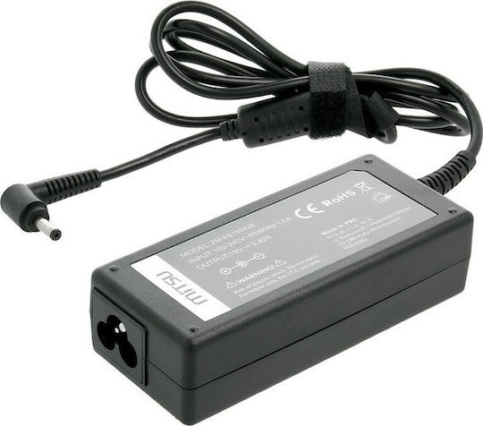 Mitsu Φορτιστής Laptop 65W 19V 3.42A για Asus με Αποσπώμενο Καλώδιο Τροφοδοσίας