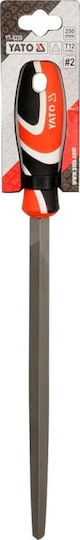 Yato YT-6230 Λίμα Μετάλλου 250mm Τρίγωνη με Λαβή