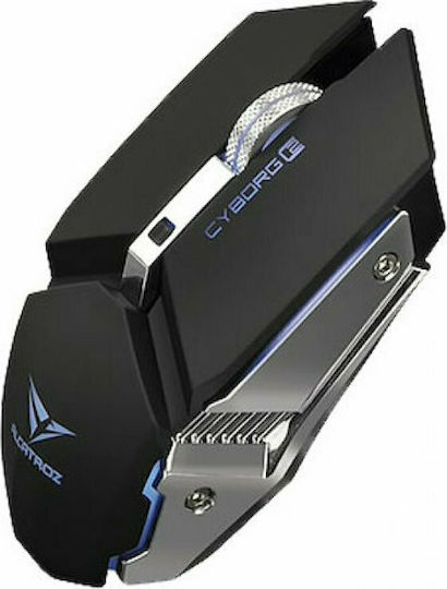 Alcatroz Cyborg-C2 RGB Gaming Ποντίκι 3200 DPI Μαύρο