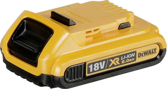 DEWALT Σετ 2 Μπαταριών Εργαλείου Λιθίου 18V Χωρητικότητας 2Ah με Φορτιστή