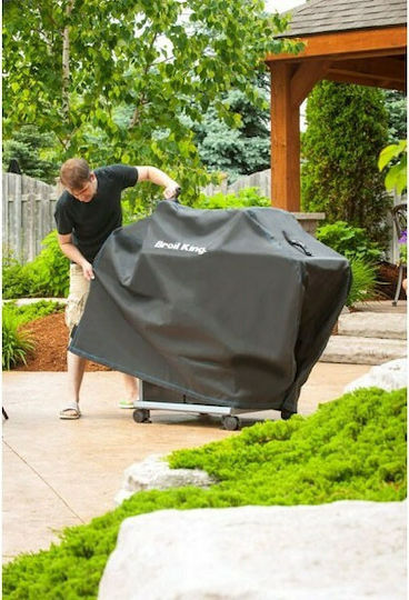 Broil King Grill Cover Black from Polyester 147cmx55cmx117cmcm