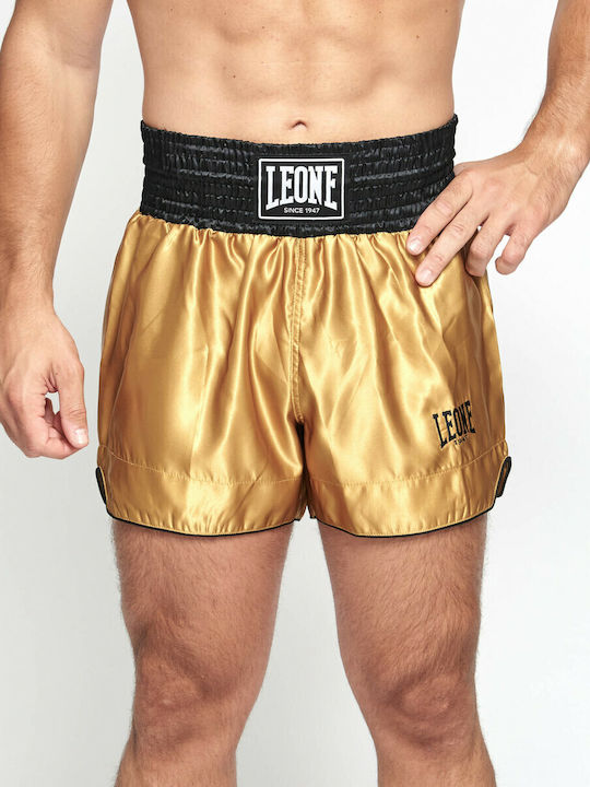 Leone Basic Ανδρικό Σορτσάκι Kick/Thai Boxing Χρυσό