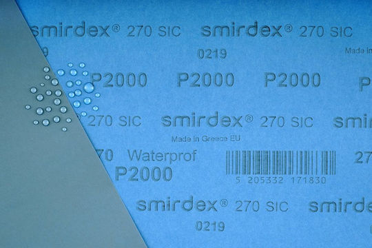 Smirdex 270 Simple Sanding Sheet K80 230x280mm Set 10pcs Waterproof