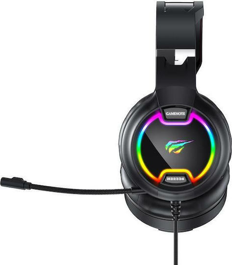 Havit H2233D Over Ear Gaming Headset με σύνδεση USB / 3.5mm