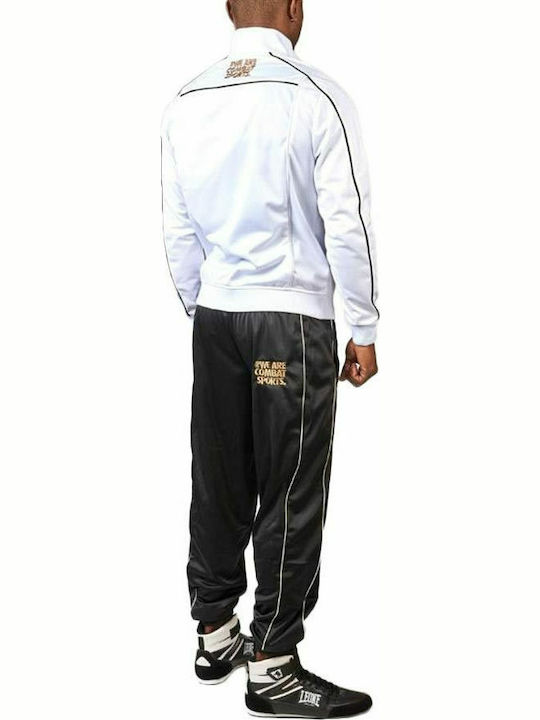 Σετ Φόρμας Γυαλιστερό με Λάστιχο White / Black