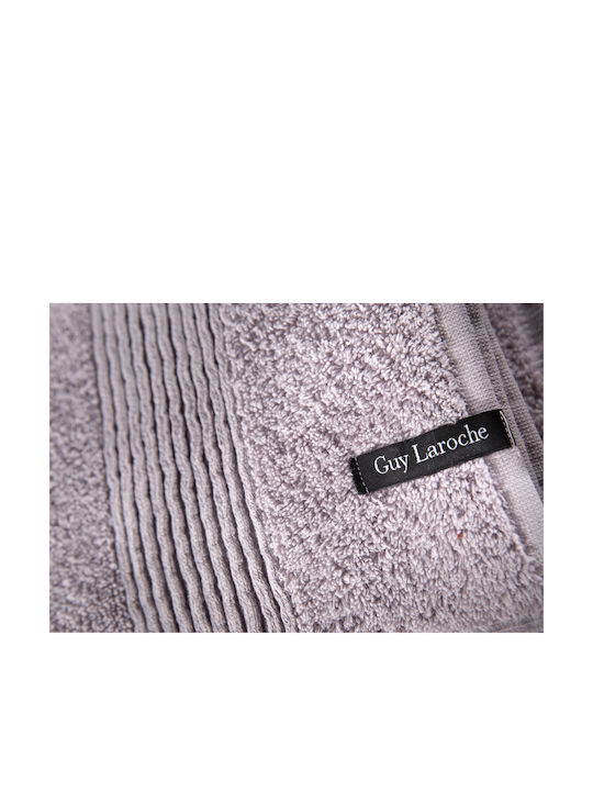 Guy Laroche Πετσέτα Προσώπου Aspa 50x90εκ. Purple Βάρους 500gr/m²