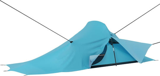 vidaXL Summer Camping Tent Mountaineering Blue for 1 Person Waterproof 1000mm 317x240x95cm