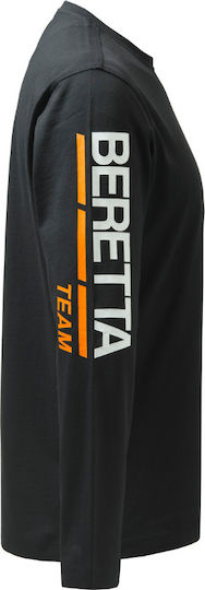 Beretta Team LS Sweatshirt 0999 Black in Black color 502056
