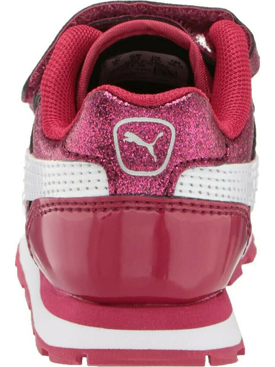 Vista Glitz Παιδικά Sneakers με Σκρατς Φούξια