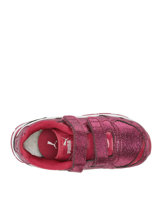 Vista Glitz Παιδικά Sneakers με Σκρατς Φούξια
