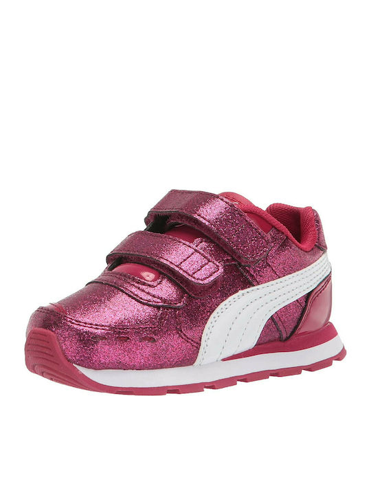 Vista Glitz Παιδικά Sneakers με Σκρατς Φούξια