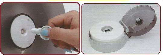 Gloria Θήκη Για Χαρτί Υγείας Jumbo-Rol 18-2012 Διάφανη