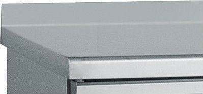 Bambas Frost Английски превод: Stainless Steel Refrigerator Counter 620лт with 3 Doors and Cooling Machine 0/+10°C L216xW70xH85см PM7 216