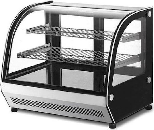 Fresh Βιτρίνα Συντήρησης Επιτραπέζια με 3 Επίπεδα με Χωρητικότητα 120lt 66x53x73cm Deli Fresh 2