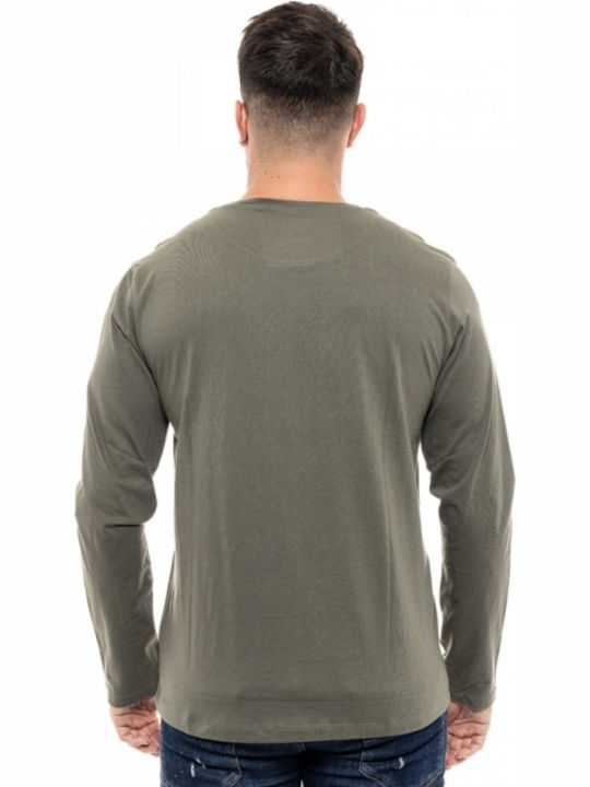 Splendid Men's Long Sleeve Blouse Khaki