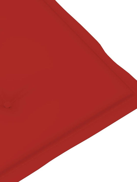 Hölzernes mit Kissen Red 2Stück 56x70x110cm
