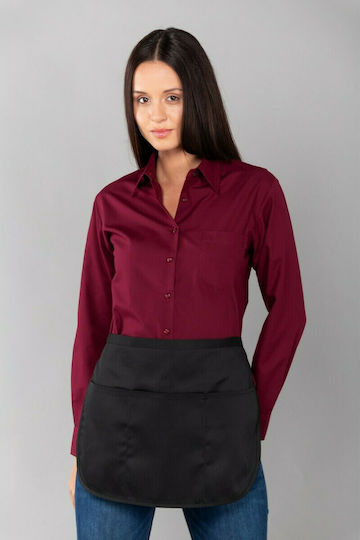 Top Garment Apron Waist 400 Black