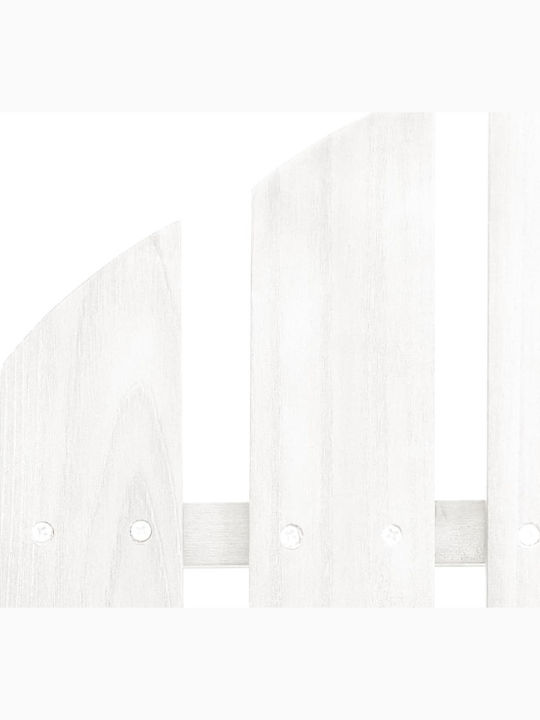 Outdoor-Stuhl Hölzernes Adirondack White 119.5x85.5x89.5εκ.