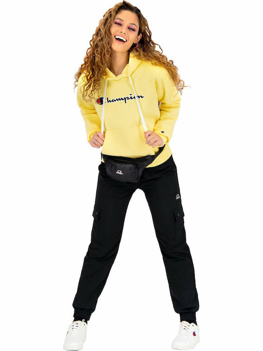 Women's Sweatshirt Hooded Yellow