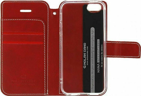 Molan Cano Issue Brieftasche Synthetisches Leder Marineblau (Redmi Note 9T)