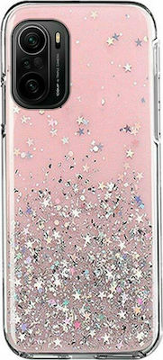 Wozinsky Star Glitter Shining Silicone Back Cover Pink (Poco F3 / Mi 11i)