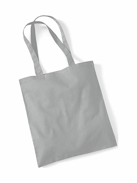 Westford Mill Βαμβακερή Τσάντα για Ψώνια Pure Grey