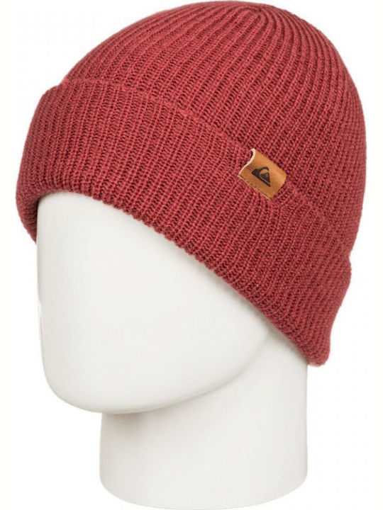 Routine Beanie Ανδρικός Σκούφος Πλεκτός σε Κόκκινο χρώμα
