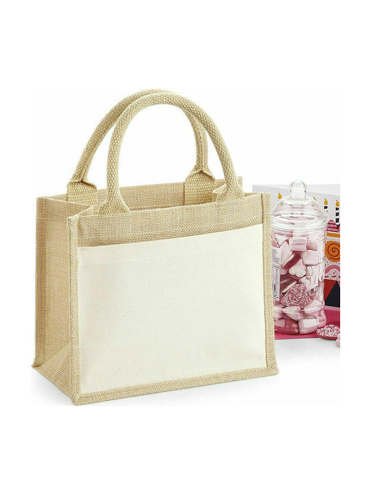 Westford Mill W425 Fabric Shopping Bag Natural