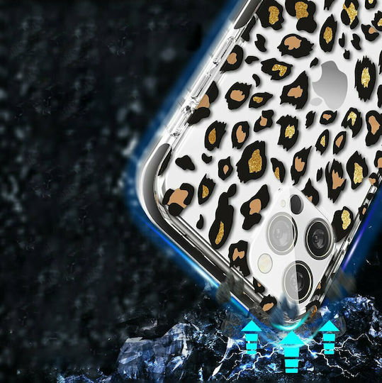 Kingxbar Wild Series Back Cover Σιλικόνης Leopard (iPhone 12 Pro Max)