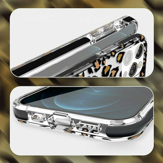 Kingxbar Wild Series Back Cover Σιλικόνης Leopard (iPhone 12 Pro Max)