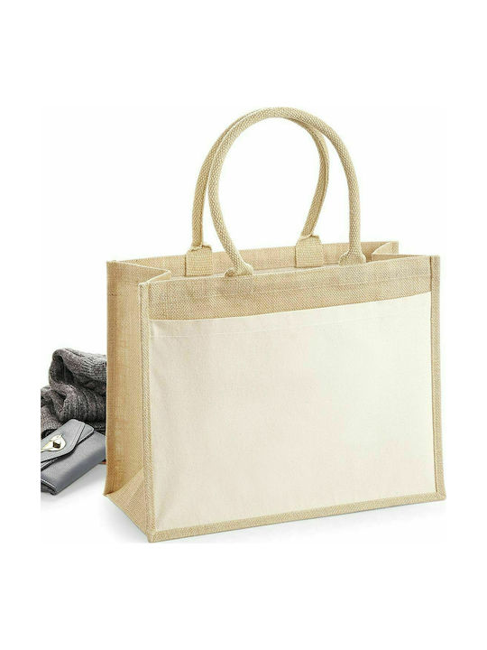 Westford Mill Jute W427 Shopping Bag Beige